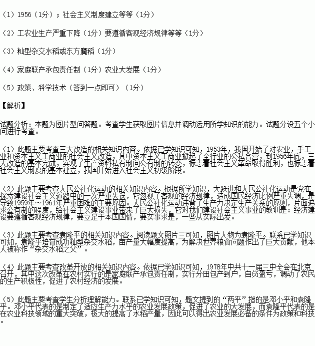 三農基礎知識考題