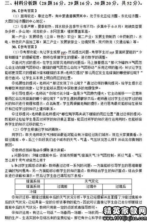 高中教師教學(xué)基礎知識