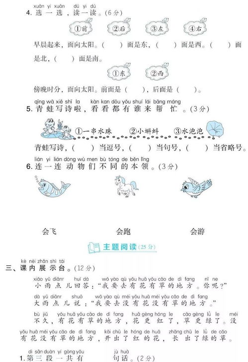 一年級語(yǔ)文基礎知識訓練題,一年級上冊語(yǔ)文基礎知識訓練,一年級語(yǔ)文基礎知識匯總