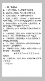 初中語(yǔ)文基礎知識2004版