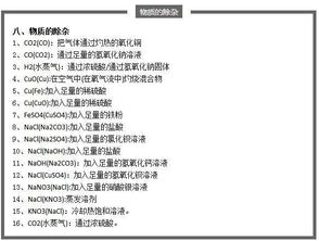 初中化學(xué)全部基礎知識