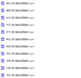 語(yǔ)文基礎知識講解教程
