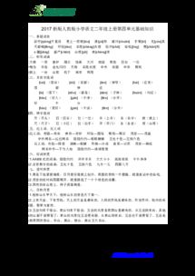 小學(xué)一二級語文基礎(chǔ)知識匯總