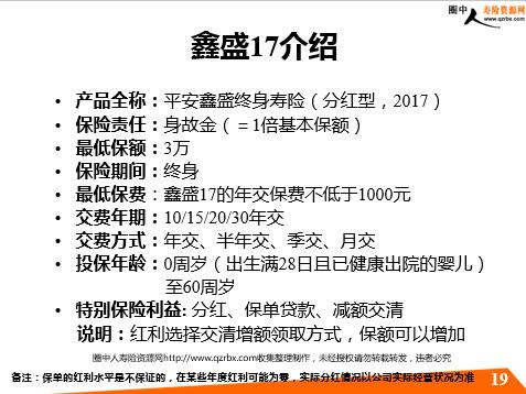 鑫盛17基礎知識